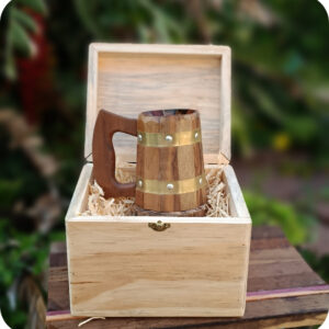 Caneca em Imbuia 400ml COM CAIXA