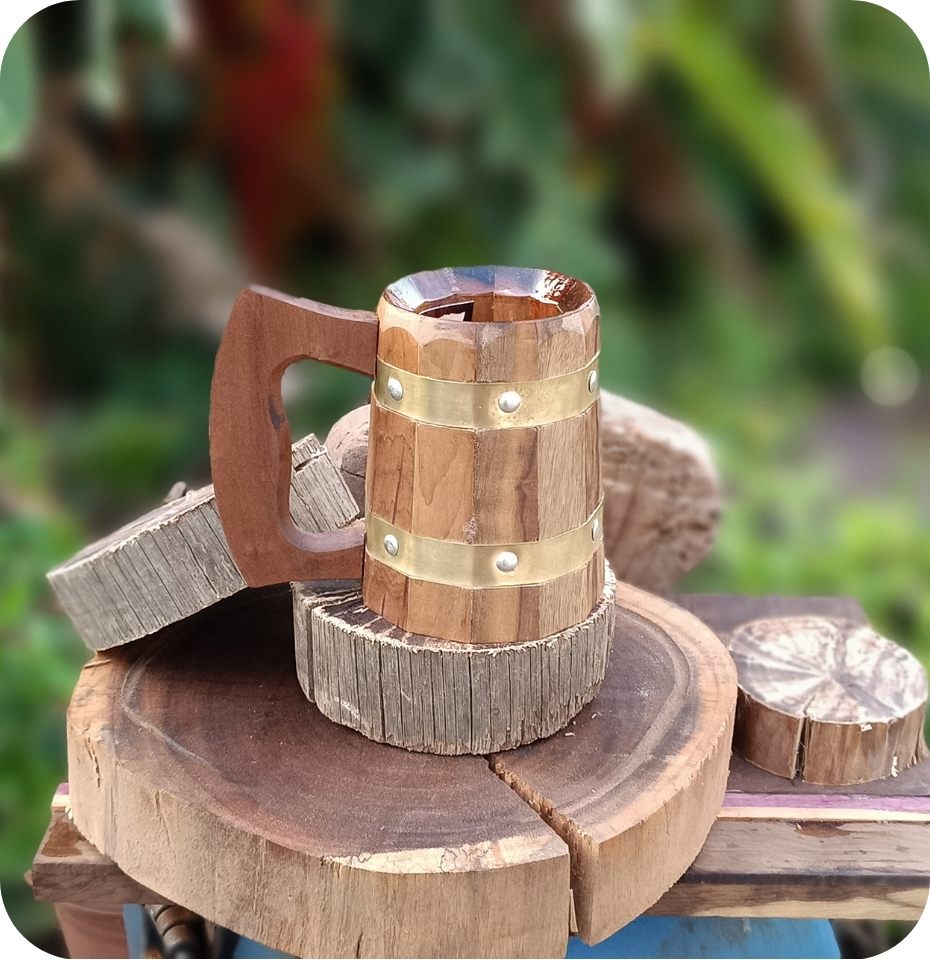 Caneca de Imbuia 400ml