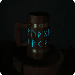 Caneca Imbuia 1 litro (Com Runas)